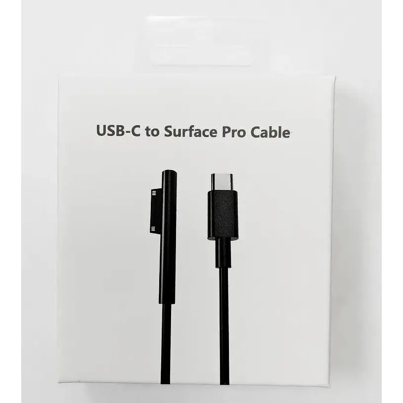 Кабель DK 180см Cable Type-C / USB-C для Microsoft Surface Go / Book/Laptop / Pro black - фото 7