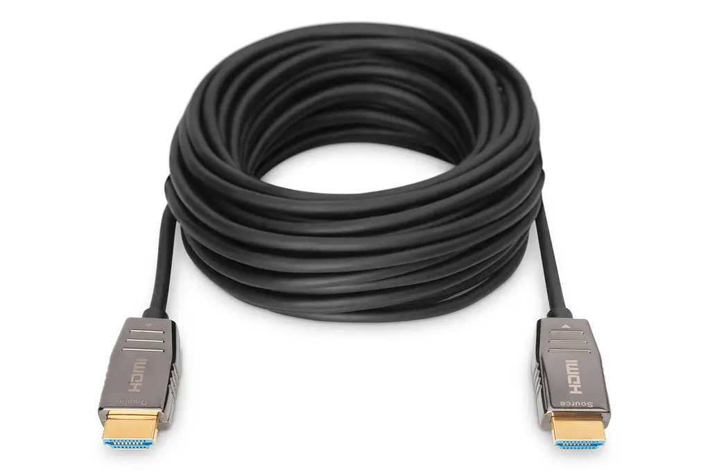 Кабель Digitus HDMI UHD 8K, AOC hybrid-fiber, AM/M, 30м, чорний - фото 3
