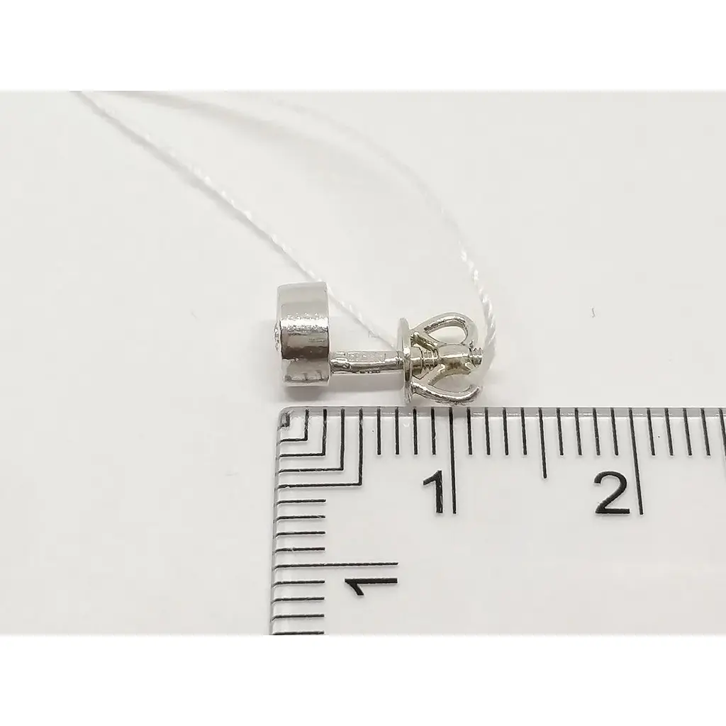 Золотые серьги-пуссеты Favoritum с фианитами. 211360_2Б - фото 4