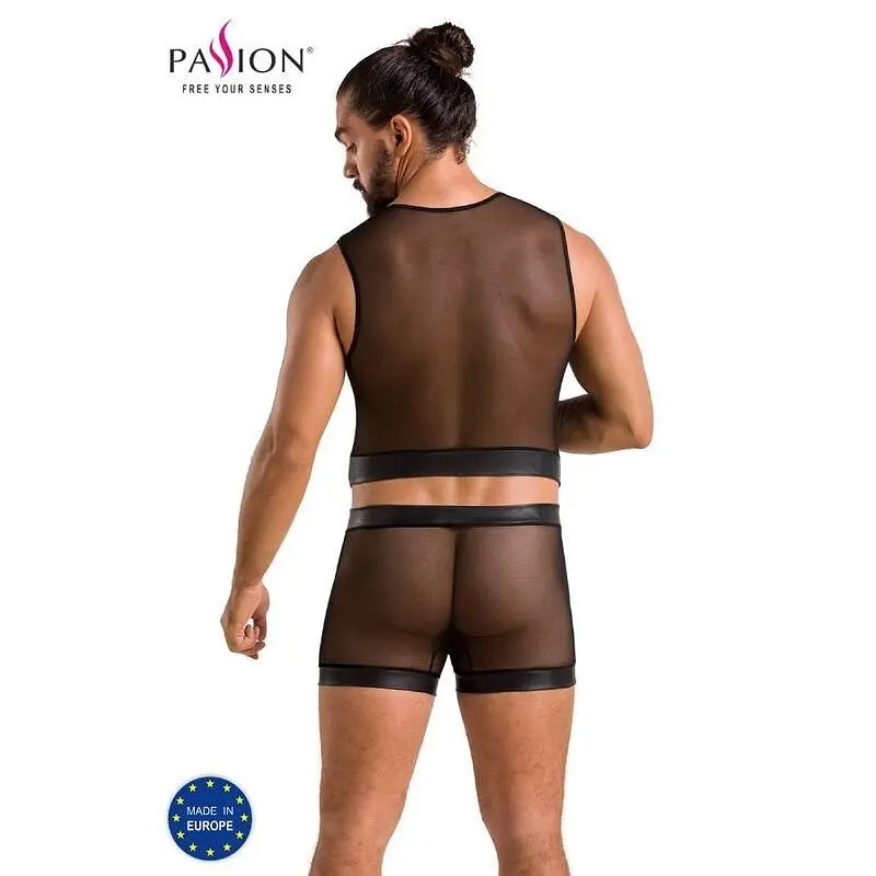 Сексуальний сет для чоловіків Passion - 053 SET WILLIAM black, L/XL - фото 2