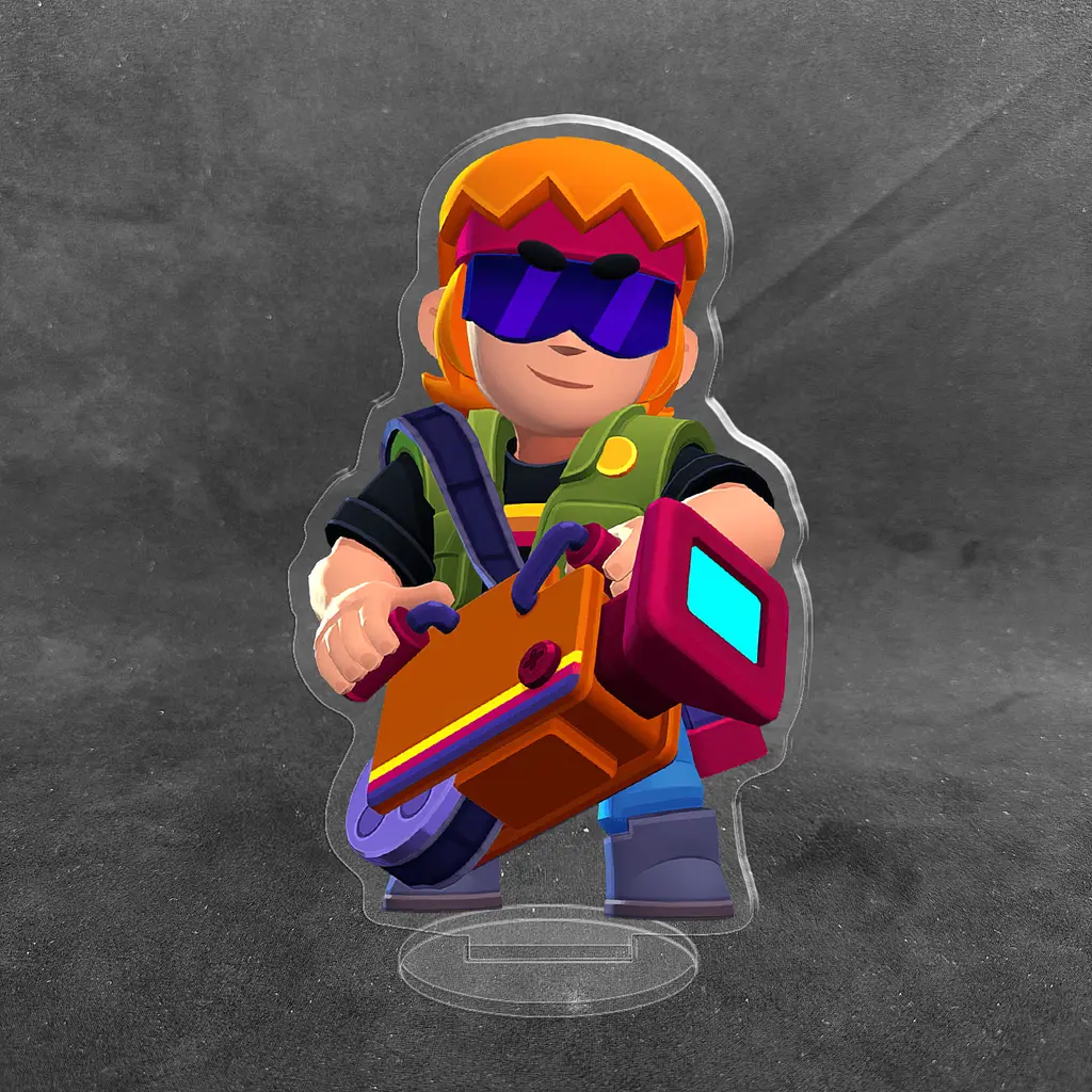 Акрилова колекційна фігурка Brawl Stars Бастер 10 см