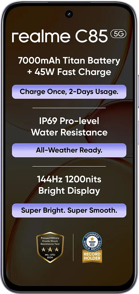 REALME C85 8/256GB Parrot Purple Гарантія 1 Рік - фото 3