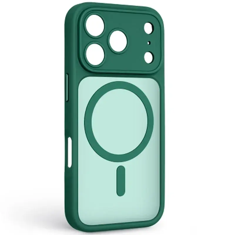 Чохол до мобільного телефона Armorstandart Lush MagCase Apple iPhone 17 Pro Dark Green (ARM87491) - фото 2