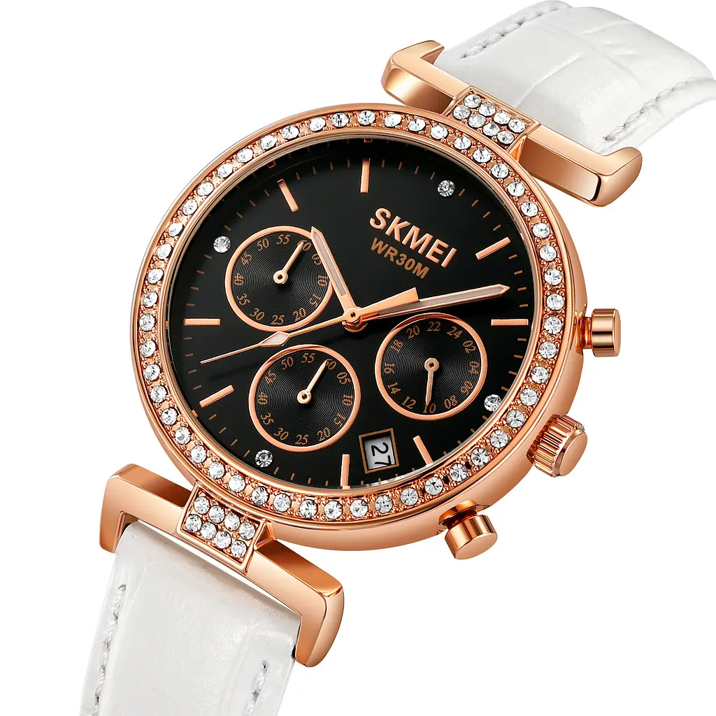 Жіночий наручний годинник 2089RGWT Rose Gold-White Skmei acs0030308 - фото 2