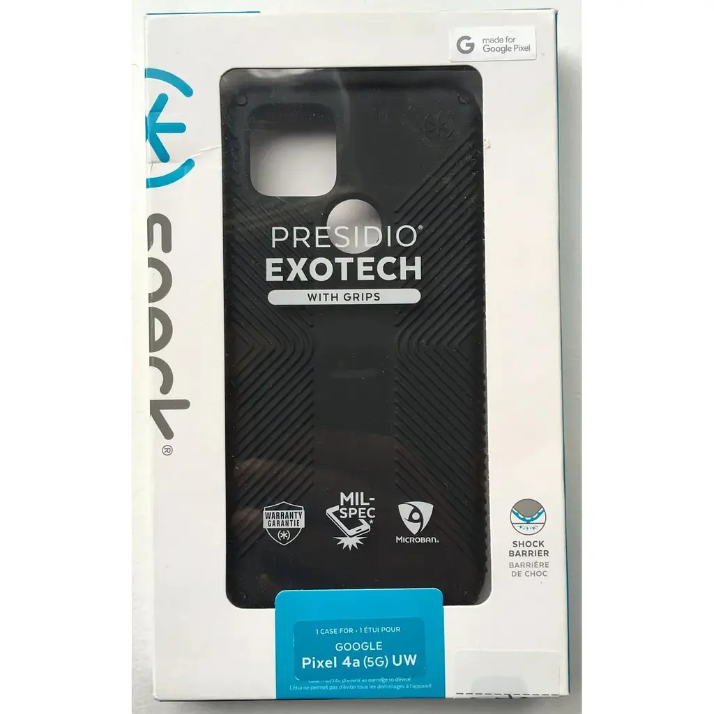Протиударний чохол Speck Presidio Grip для Pixel 4a 5G (6.2") Black (138953-1041) - фото 4
