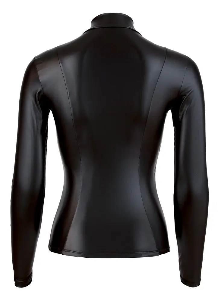 Топ Cottelli Party Long Sleeve Zip, S (черный) - фото 4