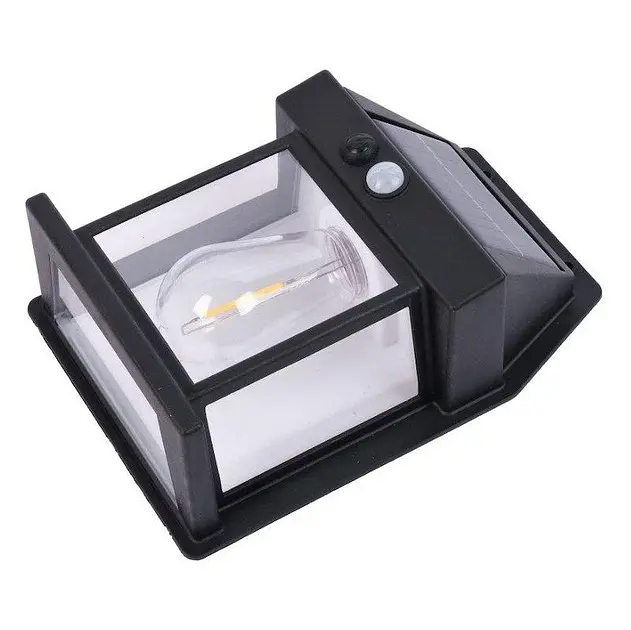 Вуличний ліхтар настіний Solar Light BK899 на сонячних батареях з датчиком руху - фото 5