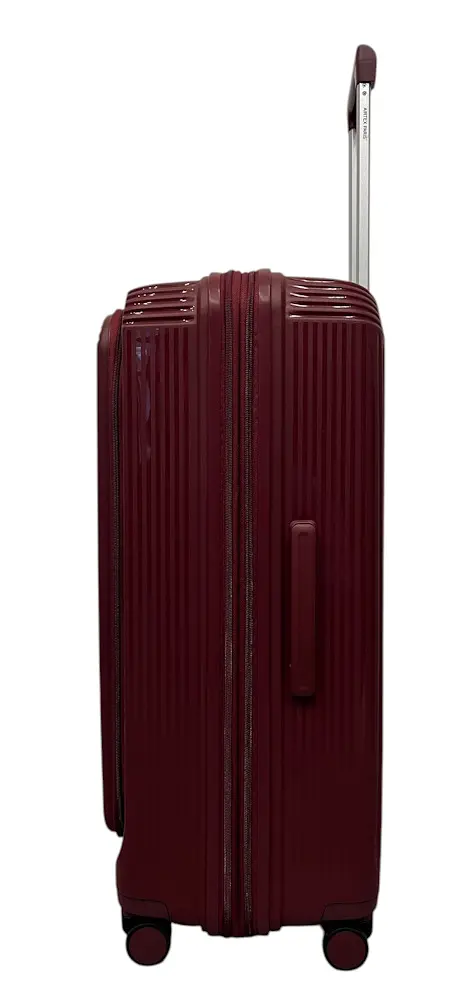 Валіза велика Airtex 647 поліпропілен L Бордовий - фото 4