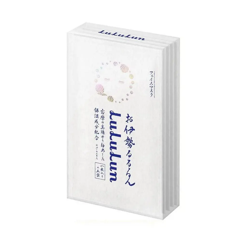 LULULUN Face Mask Ise Pearl освітлююча маска з екстрактом перлів, 1 шт х 5 уп