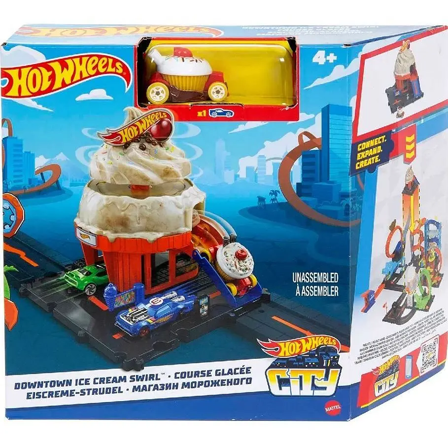 Ігровий набір Hot Wheels City Пригоди в магазині морозива (HKX38) - фото 3