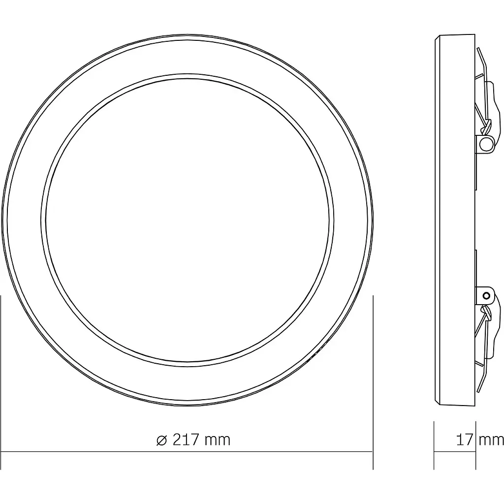 Світильник LED Videx круглий DL6R 18W 3000K-4000K-6500K White (VL-DL6R-18CW) - фото 5