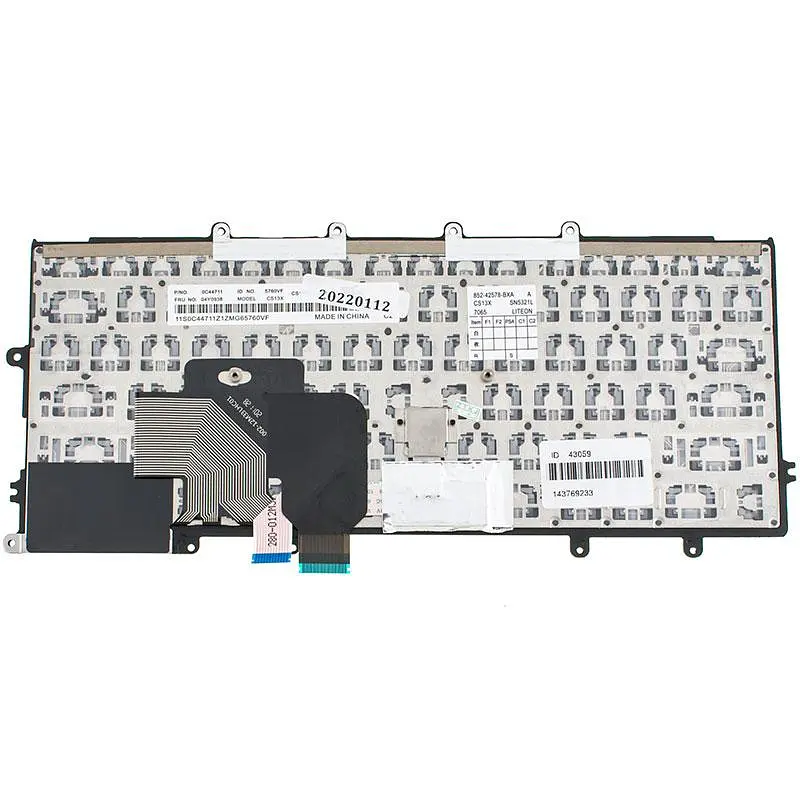 Клавіатура для ноутбука LENOVO (ThinkPad: X240 X240S X240i X250) rus чорний - фото 2
