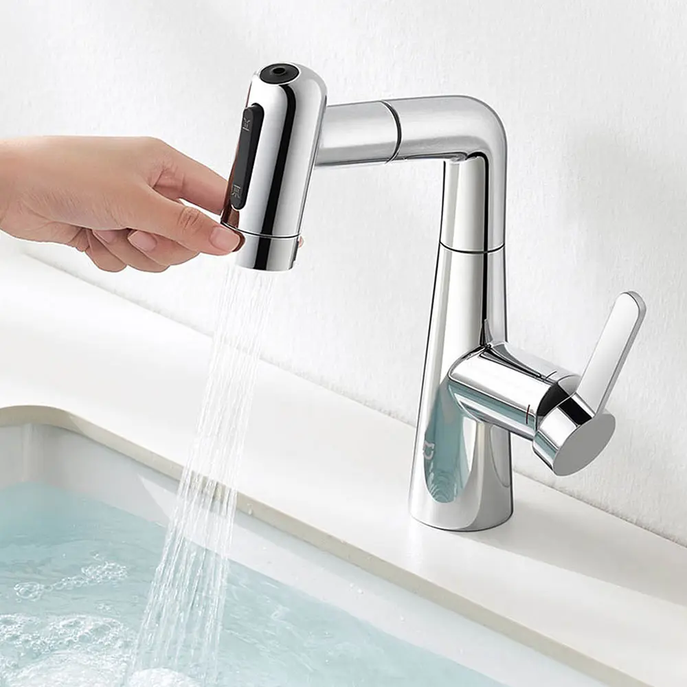 Выдвижной смеситель для раковины Xiaomi MiJia Pull-out Basin Faucet S1 (MJCLSMPLT01DB) - фото 6