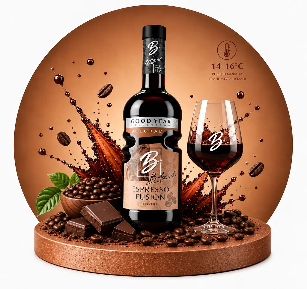 Винний напій Bolgrad Good Year напівсолодкий червоний Espresso Fusion 10% 0.75 л - фото 8