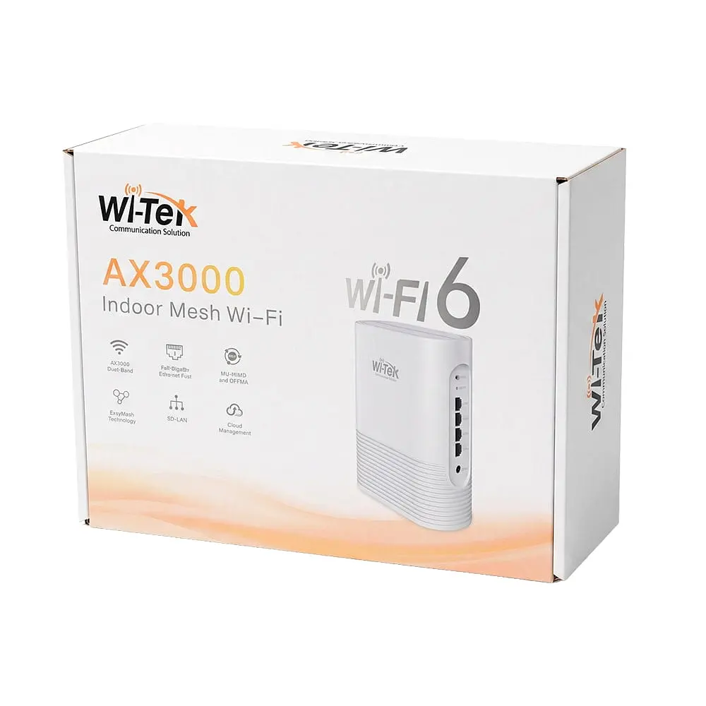 WiFi 6 Mesh-маршрутизатор Wi-Tek WI-AX3000M дводіапазонний гігабітний (73-00269) - фото 9