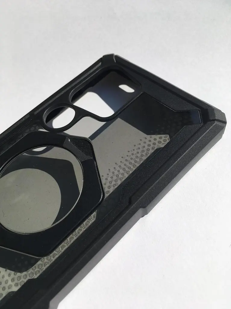 Оригінальний протиударний чохол для Samsung Galaxy S24 Ultra UAG Plasma XTE Black 2144471F4034 (S928) з підставкою - фото 7