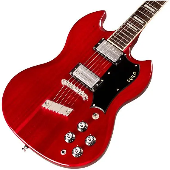 Електрогітара GUILD Polara Deluxe Cherry Red [131469] - фото 3