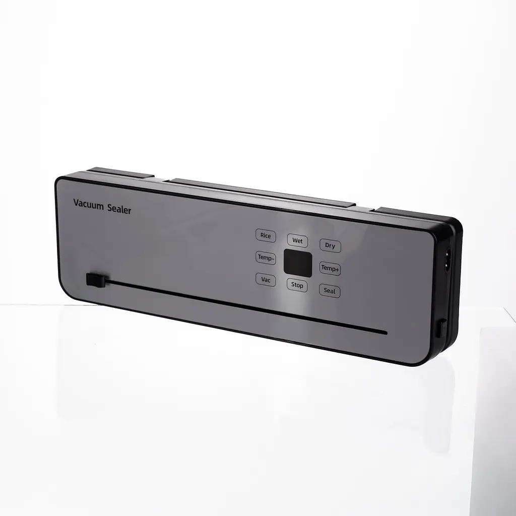 Вакууматор побутовий HP 11-29G сенсорний 120 Вт для сухихвологих продуктів з різаком, сріблястий - фото 3