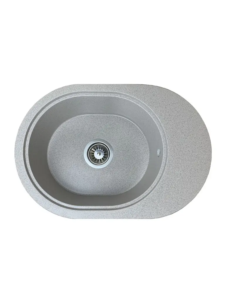 Кухонна мийка Adamant OVALE terra 610x420x180 мм, з крилом 61 см