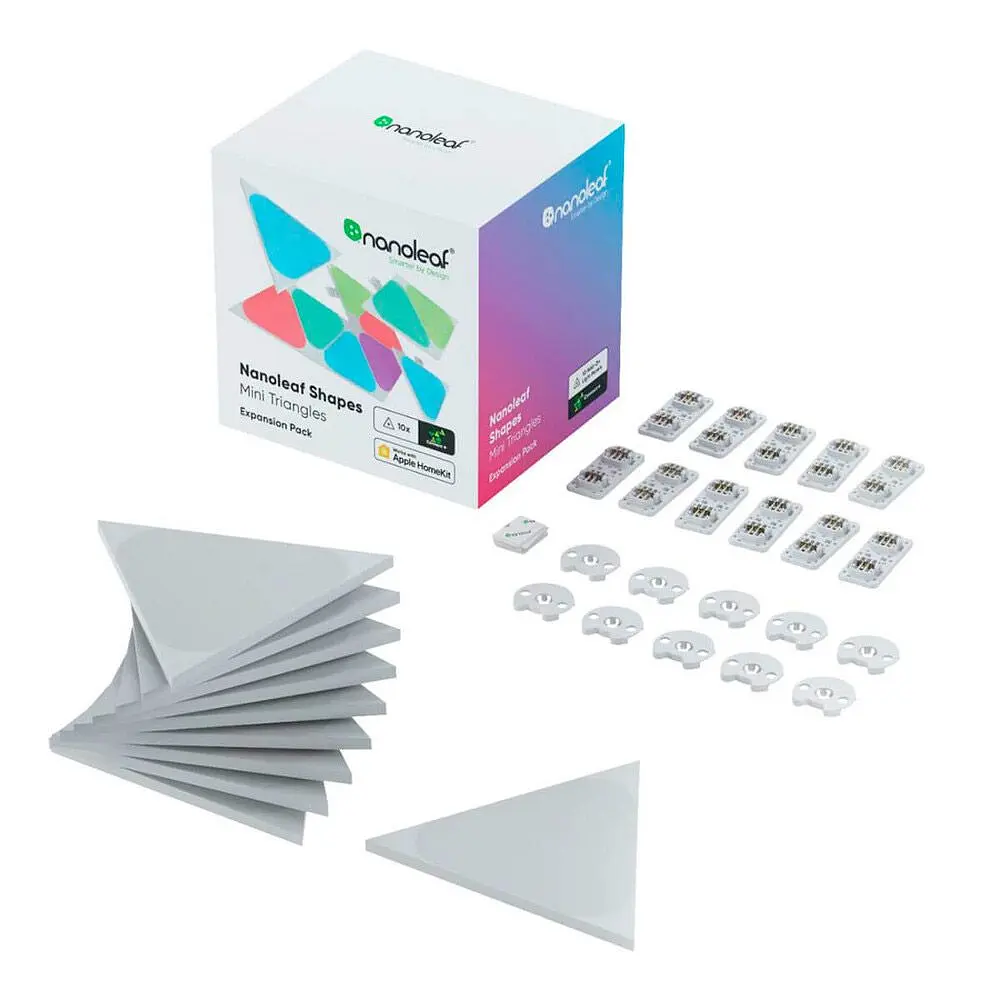 Додаткові панелі Nanoleaf Shapes Mini Triangles Apple Homekit 10шт [80707] - фото 10