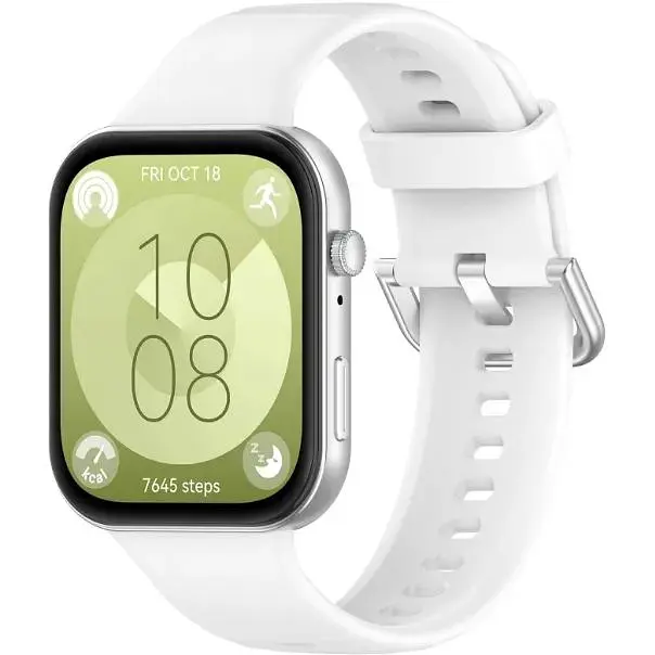 Ремінець DK CDK для Huawei Watch Fit 4 Pro Silicone Sport Classic (017792) (white) - фото 2