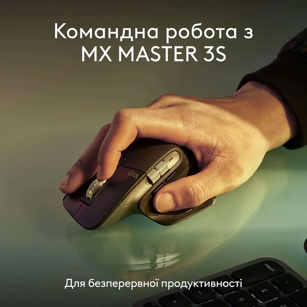 Клавиатура Logitech MX Keys S for Mac Wireless Space Grey (920-011637) - фото 10