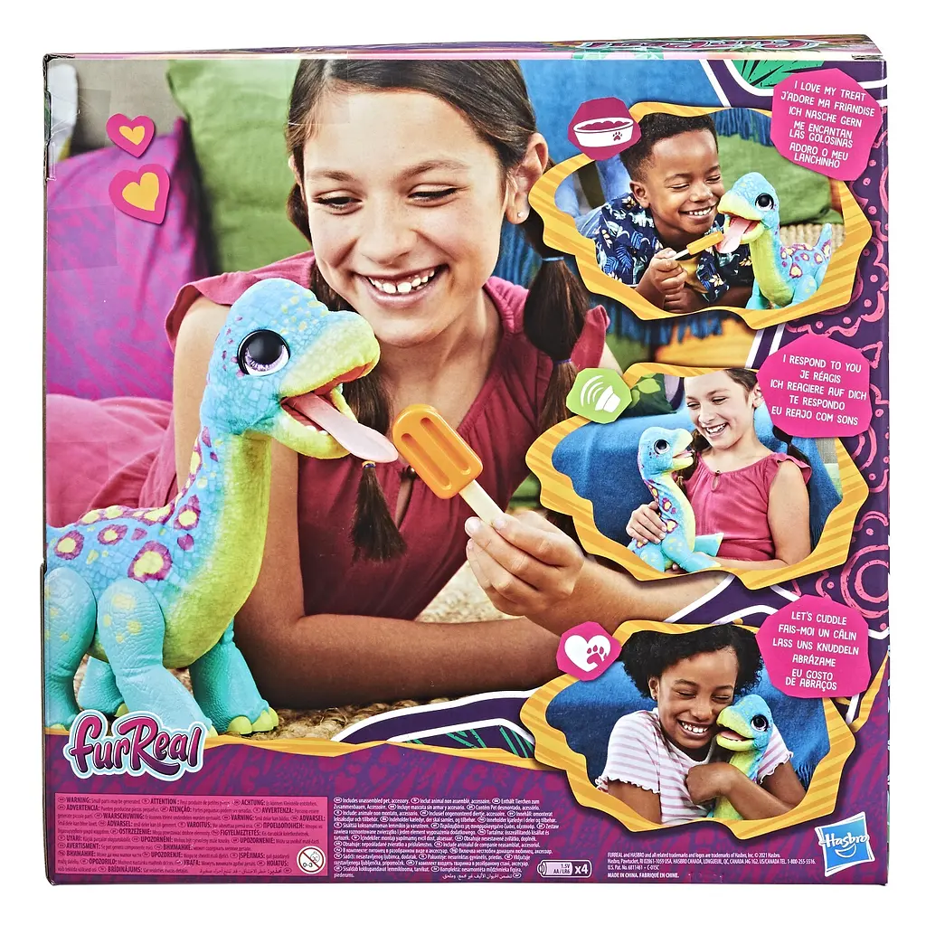 Інтерактивна іграшка Hasbro FurReal Friends Snackin Sam The Bronto (F1739) - фото 4