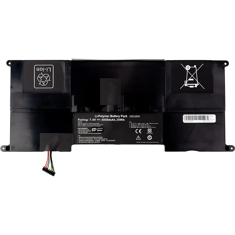 Акумулятор PowerPlant для ноутбуків ASUS Zenbook UX21 (C23-UX21) 7.4V 4050mAh (NB431953)