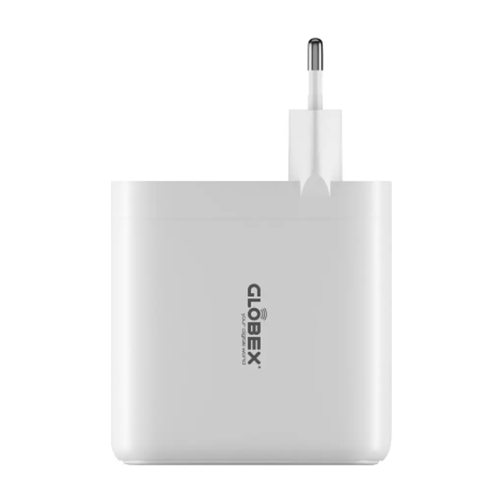 Зарядний пристрій Globex GaN 1xUSB + 3xUSB-C 120W FastPower white (GaN120WA3C) - фото 5