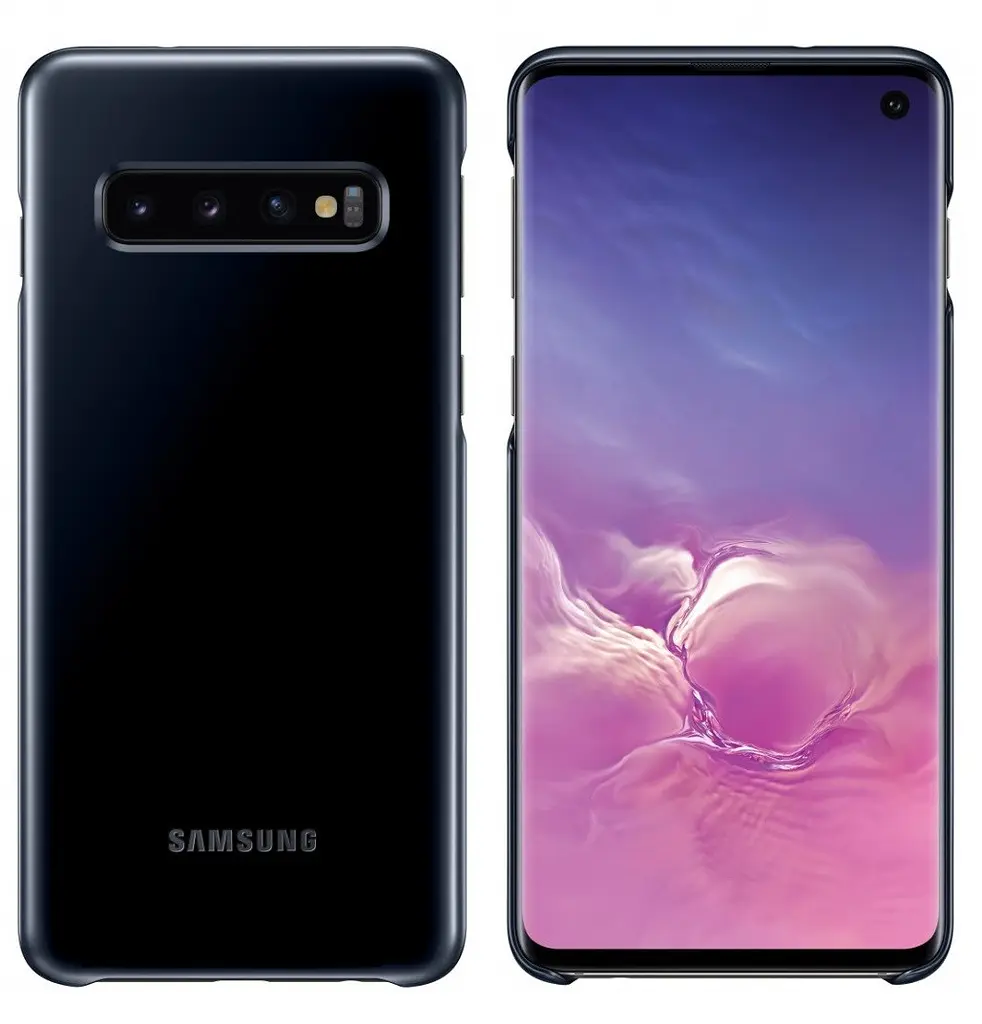 Чохол протиударний LED Cover EF-KG973 для Samsung Galaxy S10 (6.1") Black - фото 7