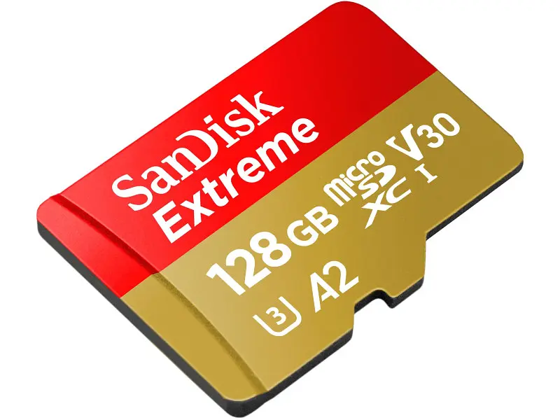 Карта пам'яті SanDisk Extreme microSDXC UHS-I U3 V30 A2 128 GB (SDSQXAA-128G-GN6MN) - фото 2