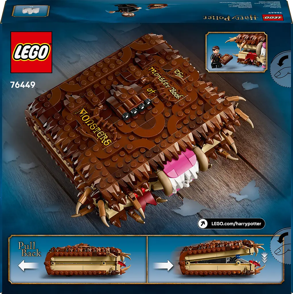 Конструктор LEGO Harry Potter Куслива Ужасная книга ужасов 518 деталей (76449) - фото 3
