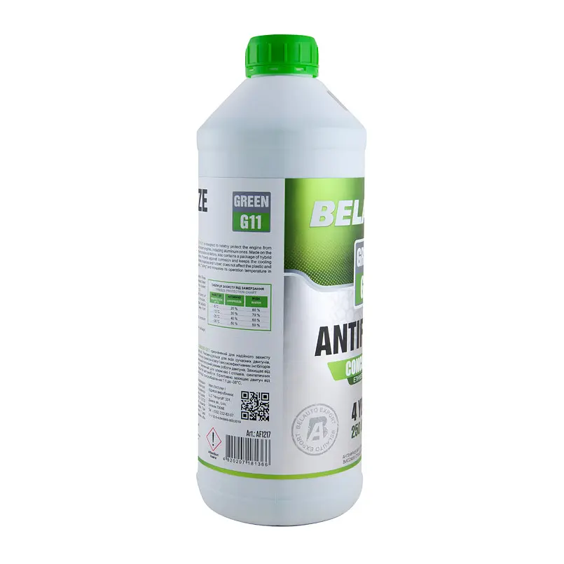 Антифриз Belavto Green G11 концентрат зеленый 1.5 л (AF1217) - фото 3