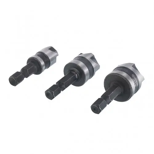 Набір зенкерів 12,16,19 мм 3 шт. Intertool SD-5005 - фото 3