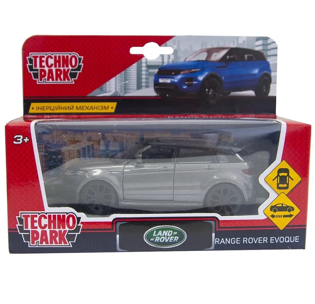 Автомодель Technopark Range Rover Evoque, сірий (EVOQUE-GY (FOB)) - фото 9