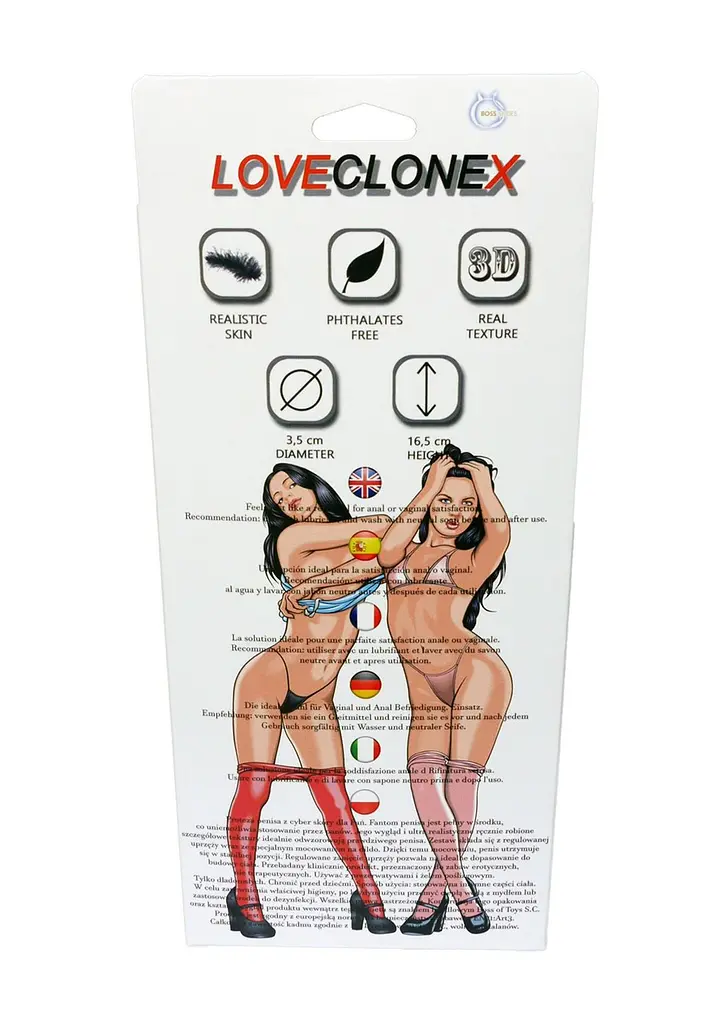 Страпон AFRODYTA Strap On-LOVECLONEX 6,5 Boss Series 21-00012 100476 - фото 2