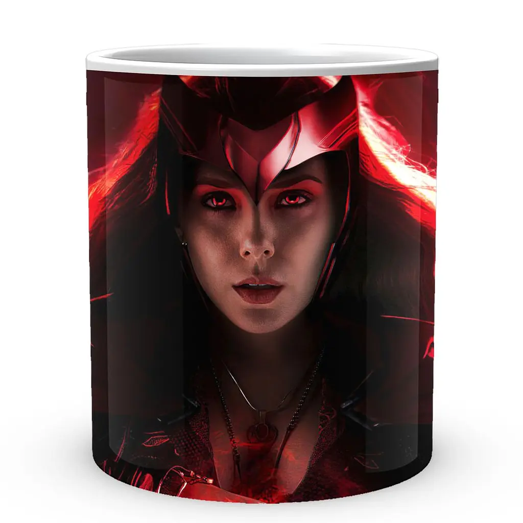 Кухоль GeekLand Ванда Віжен Wanda Vision woman with crown VS 02.07 330 мл білий - фото 3