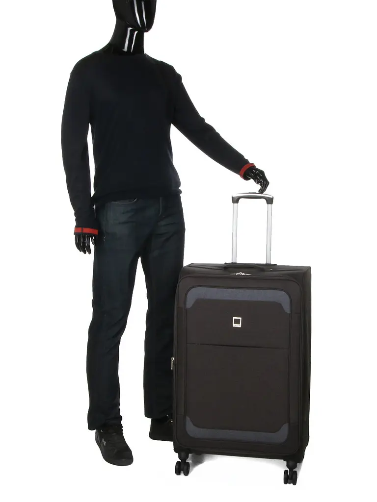 Валіза Гігант (XL) тканинна Airtex Worldline Tirana 608 на 4 колесах 75x46x28см 100л Сірий - фото 10