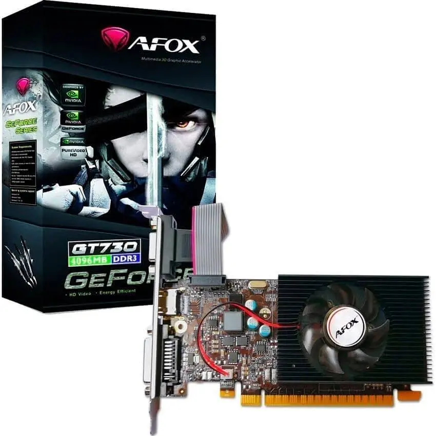 Відеокарта Afox GT 730 4GB DDR3 Low profile (AF730-4096D3L6) (GDDR3, 128 bit, PCI-E 3.0 x16) - фото 2