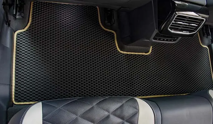 Килимки у салон EVA для Volkswagen ID.6 (5 місць) 2021- з підп'ятником Червоні 5 шт - фото 4