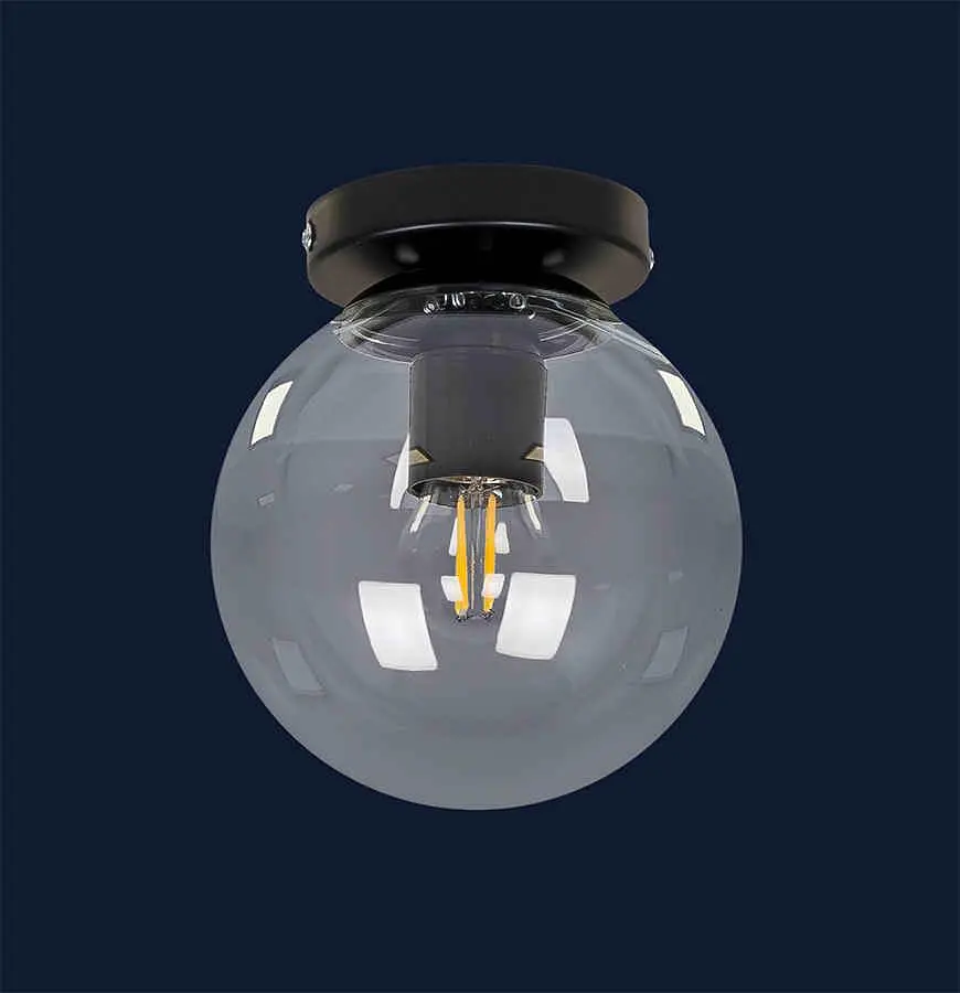 Світильник стельовий шар Levistella 756XPR150F-1 BK+CL - фото 2