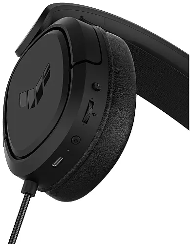 Бездротові навушники ігрові ASUS TUF Gaming H1 Wireless (90YH0391-B3UA00) чорні - фото 8