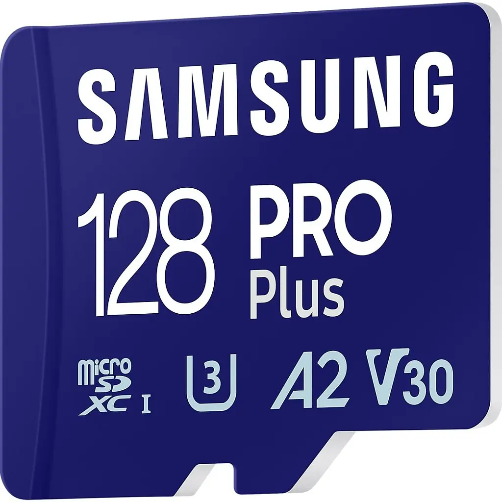 Карта пам'яті Samsung microSDXC PRO Plus 128GB Class 10 UHS-I U3 V30 A2 + SD Adapter (MB-MD128SA) [112859] - фото 5