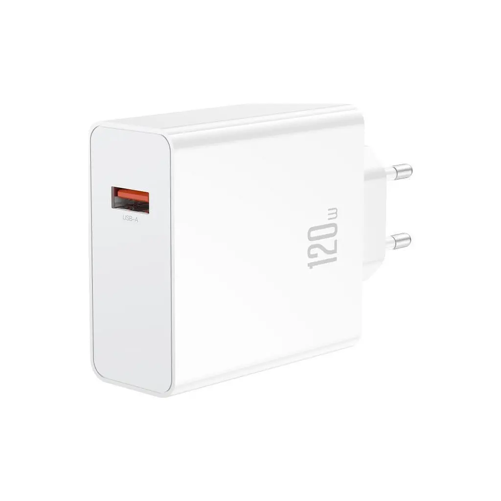 Зарядний пристрій XO L128 120W вихід USB-A з кабелем Type-C - фото 2