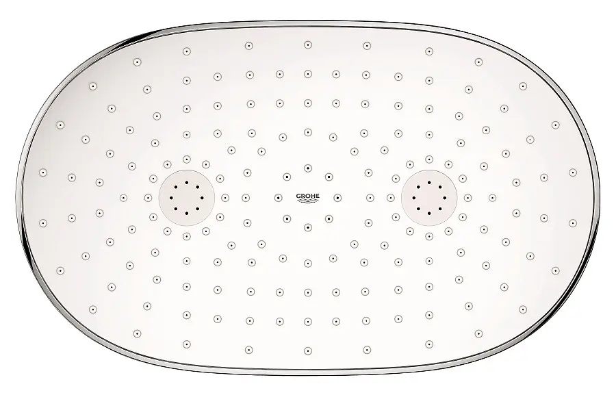 Верхній душ з душовим кронштейном 450 мм, 1 режим струменя Grohe Rainshower 360 Mono 26450LS0, Хром - фото 2