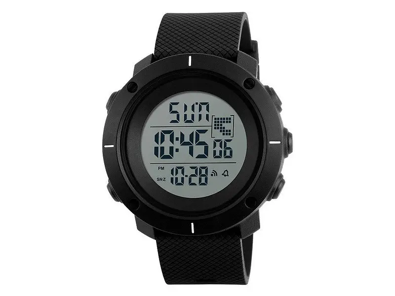Чоловічий наручний годинник 1213 All Black Skmei acs0030842 - фото 2