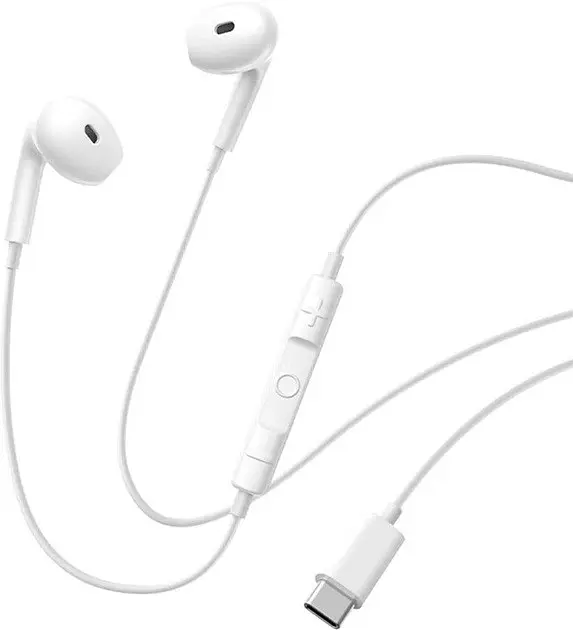 Навушники провідні з конектором USB-C Baseus Encok CZ19 (Type-C) A00182201213-00 білі