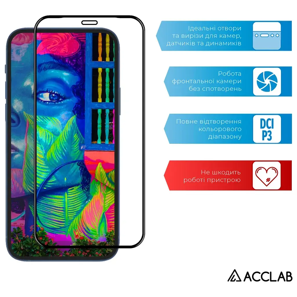 Скло захисне ACCLAB Full Glue Samsung A21s Black (1283126508547) - фото 5