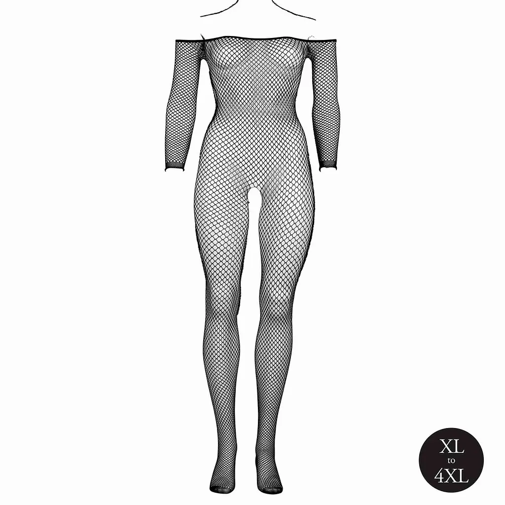 Бодістокінг Le Désir With Off Shoulder Neckline, Plus Size (чорний) - фото 8