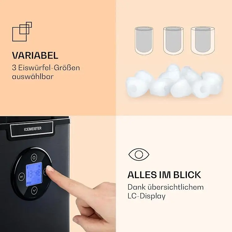 Ледогенератор Klarstein Icemeister 2G (10035712) - фото 3